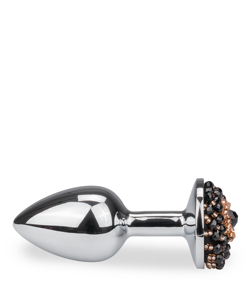 Rosebud plug anal avec perles