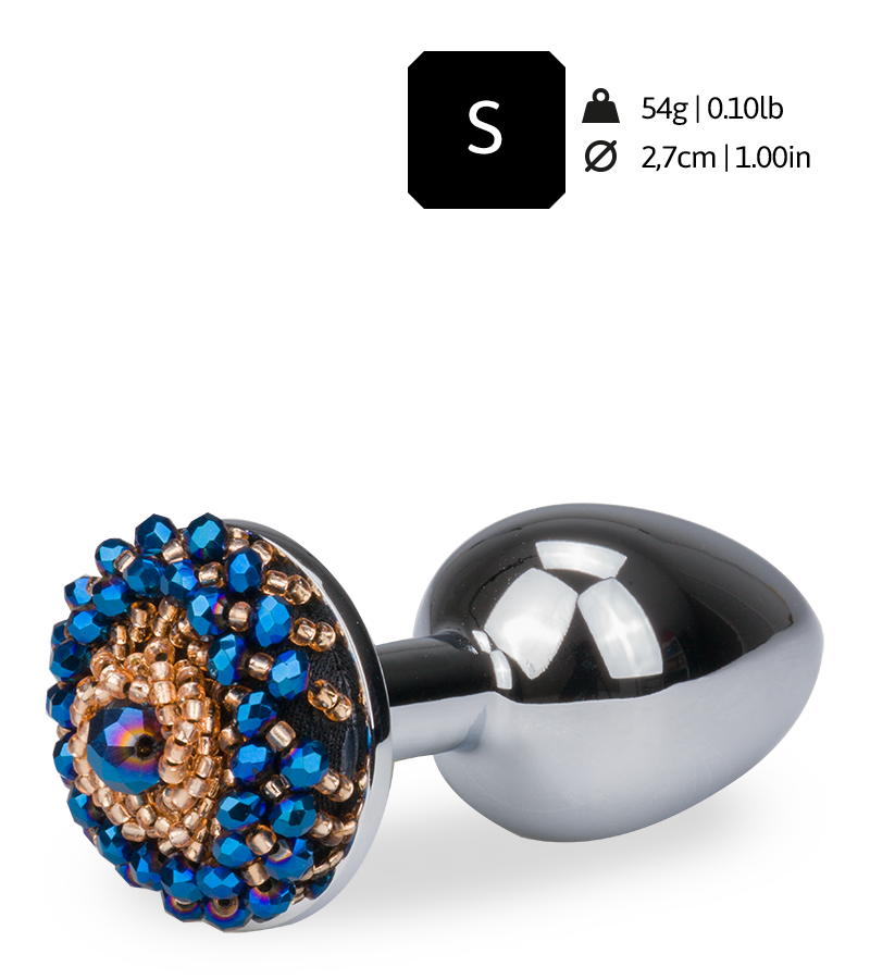 Rosebud plug anal avec perles