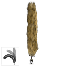 Charger l&#39;image dans la galerie, Rosebud plug anal queue de chat et serre tête