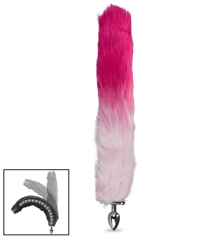 Rosebud plug anal queue de chat et serre tête