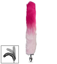 Charger l&#39;image dans la galerie, Rosebud plug anal queue de chat et serre tête