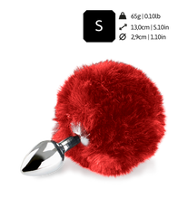 Charger l&#39;image dans la galerie, Rosebud plug queue de lapin