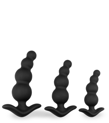 Set de 3 plugs chapelets anaux Simon