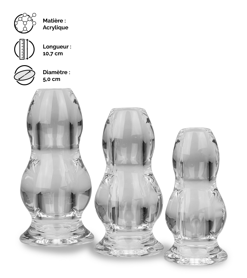 Set de 3 plugs tunnel Glyp