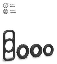 Charger l&#39;image dans la galerie, Set de cockrings Steamy