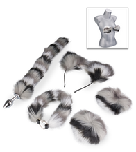 Charger l&#39;image dans la galerie, Set déguisement chat à fourrure