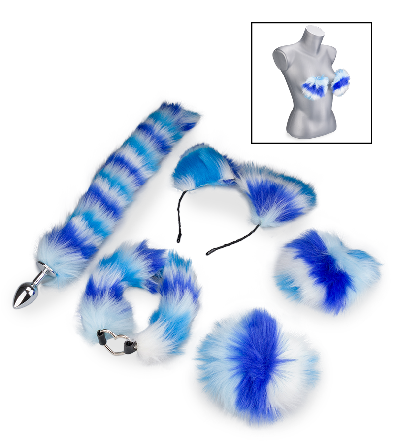 Set déguisement chat à fourrure