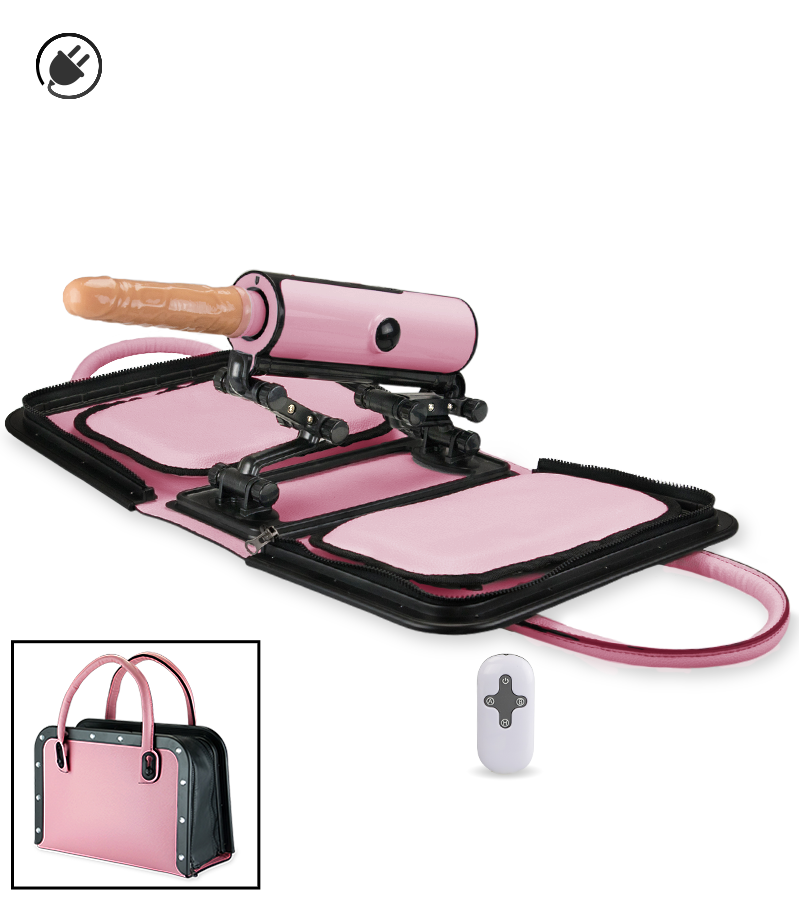 Sex machine transportable à télécommande 6 puissances