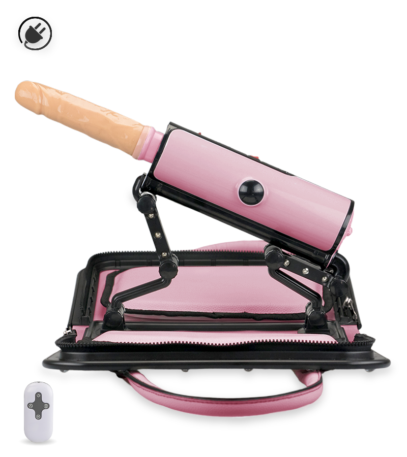 Sex machine transportable à télécommande 6 puissances