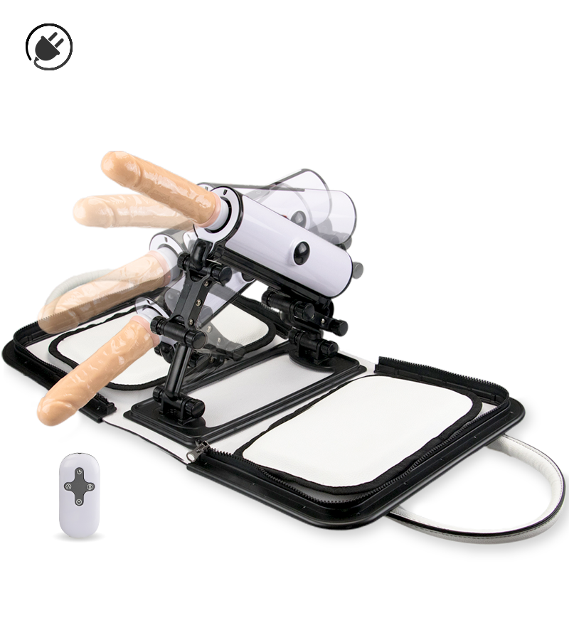 Sex machine transportable à télécommande 6 puissances