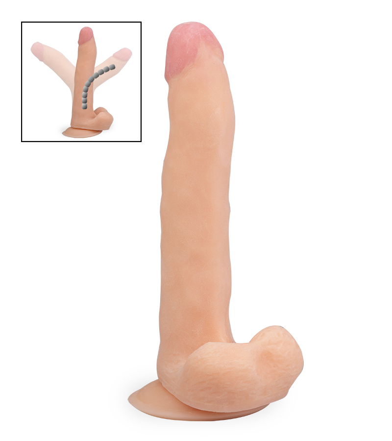 Sextoy Gode Long Avec Squelette Interne