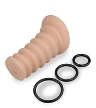 Charger l&#39;image dans la galerie, Sextoy pour homme 2-en-1 vaginette + 3 cockrings