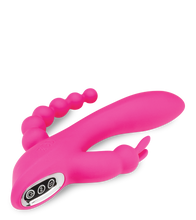 Charger l&#39;image dans la galerie, Sextoy rabbit triple stimulation chapelet anal
