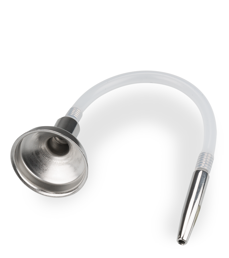 Sonde d&#039;urètre avec entonnoir