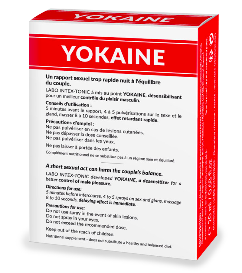 Spray retardant éjaculation Yokaine 20ml