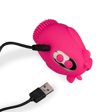 Charger l&#39;image dans la galerie, Stimulateur 2-en-1 sans contact et vibrant Crazy Cow