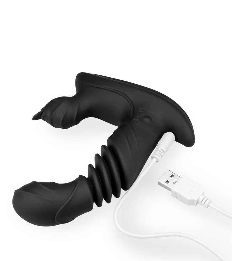 Stimulateur clitoris gode va-et-vient vibrant 20 modes