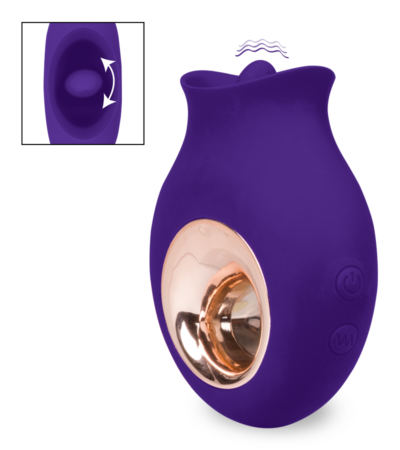 Stimulateur clitoris langue vibrante Cléopatra
