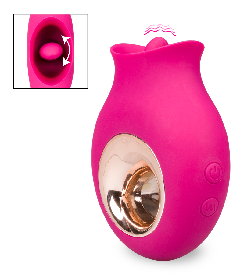 Stimulateur clitoris langue vibrante Cléopatra