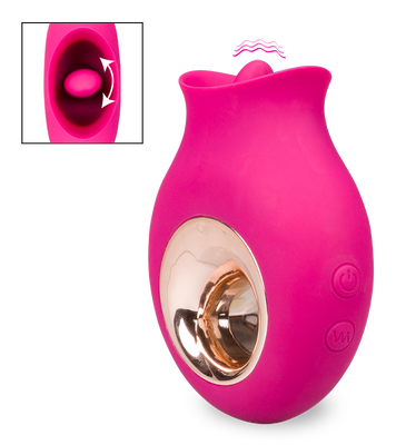 Stimulateur clitoris langue vibrante Cléopatra