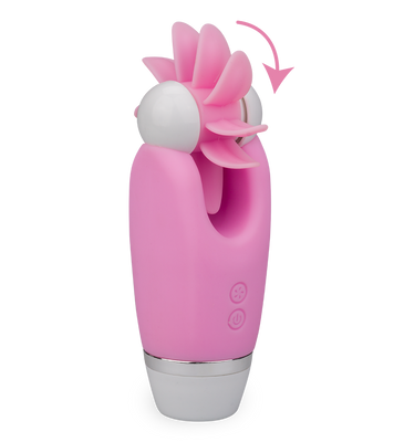 Stimulateur clitoris langues rotatives