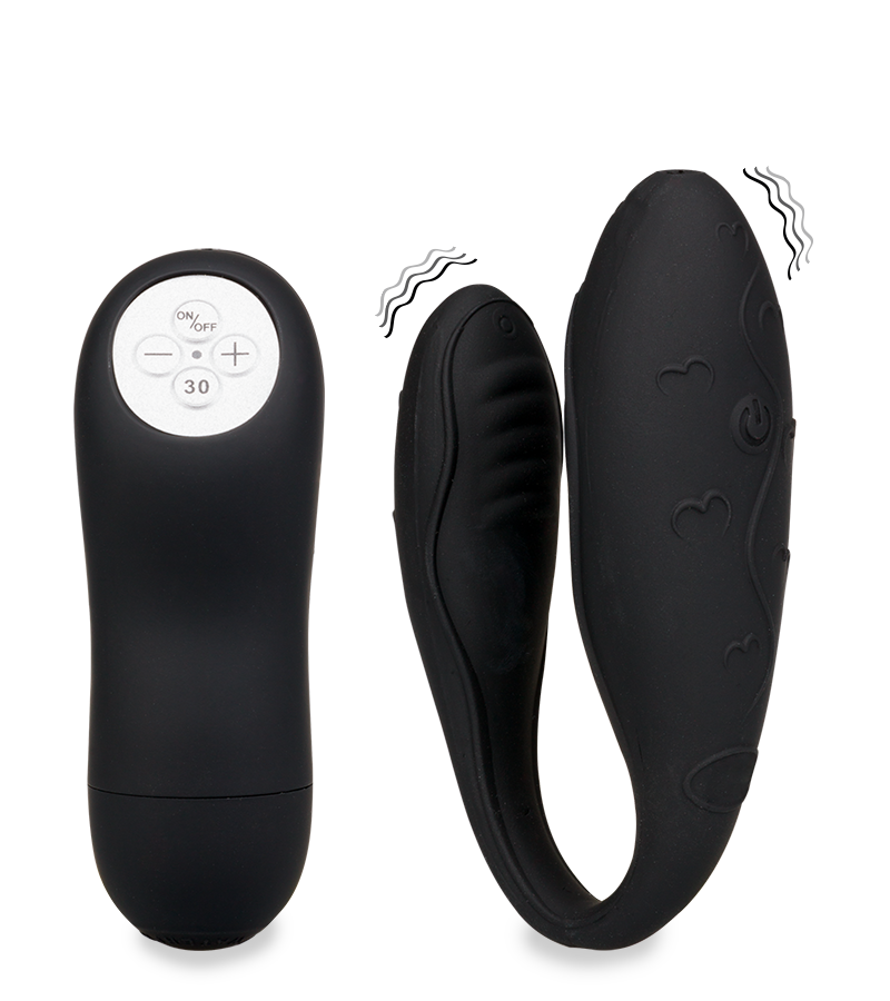 Stimulateur couple Lov&#039;Inside™ télécommandé - noir