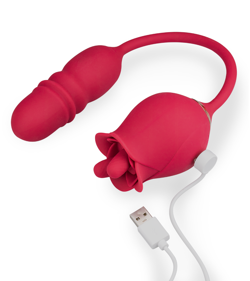 Stimulateur de clitoris avec vibromasseur va-et-vient Bora-Bora