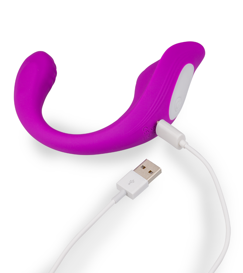 Stimulateur de clitoris et anus ou point G télécommandé Ribbon