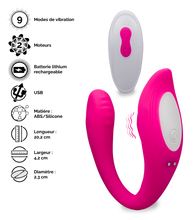 Charger l&#39;image dans la galerie, Stimulateur de clitoris et point G articulé télécommandé Idol