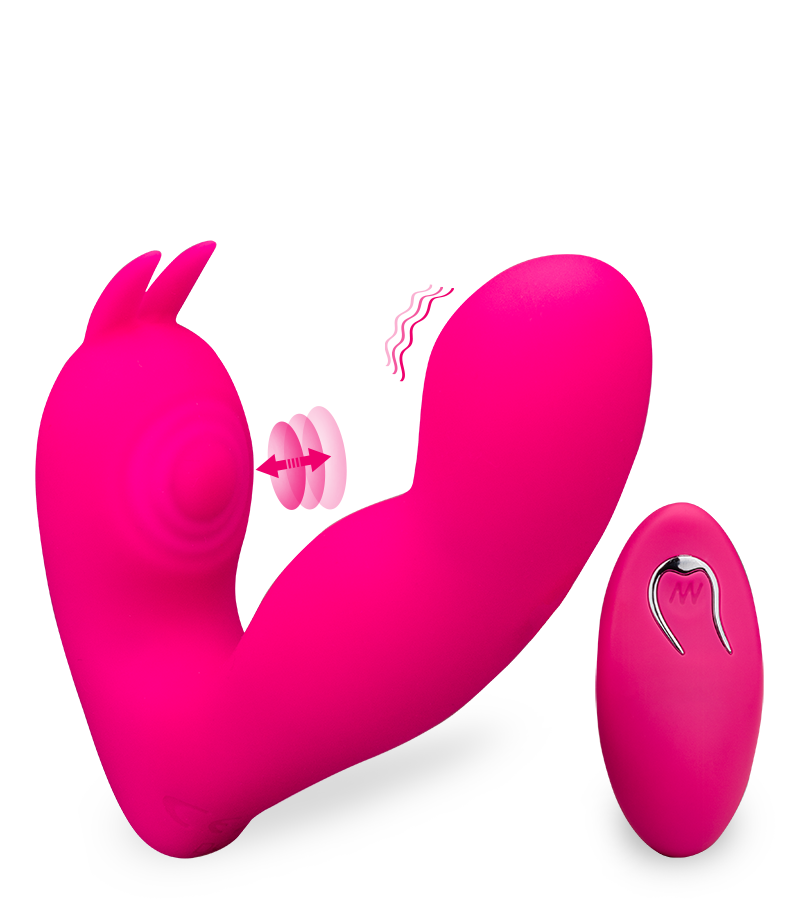 Stimulateur de clitoris et point G pulsations et vibrations