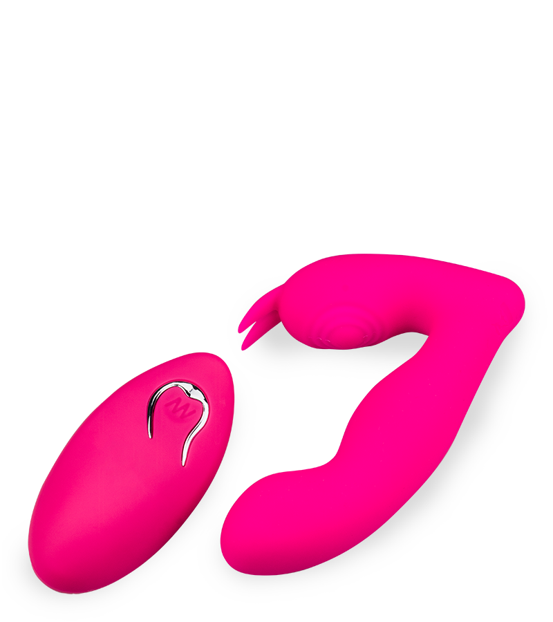 Stimulateur de clitoris et point G pulsations et vibrations