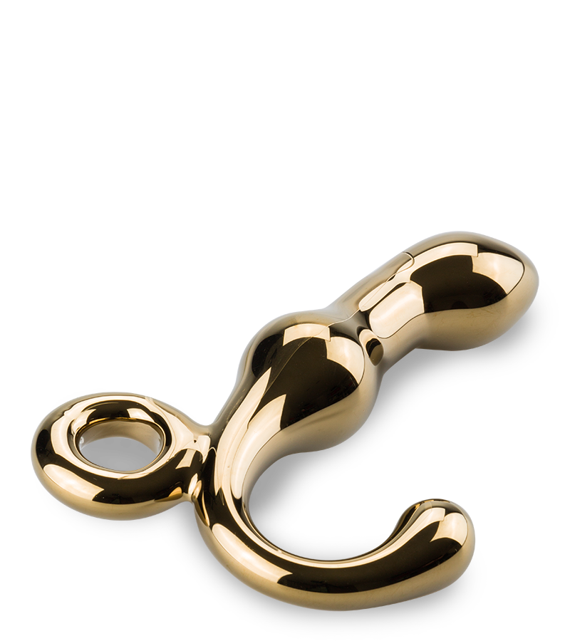 Stimulateur de prostate en verre Gold Master