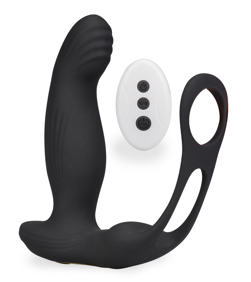 Stimulateur de prostate toutes options avec cockrings Hubert