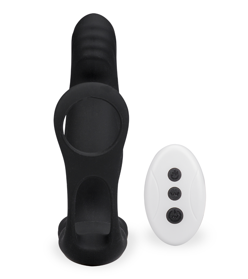 Stimulateur de prostate toutes options avec cockrings Hubert