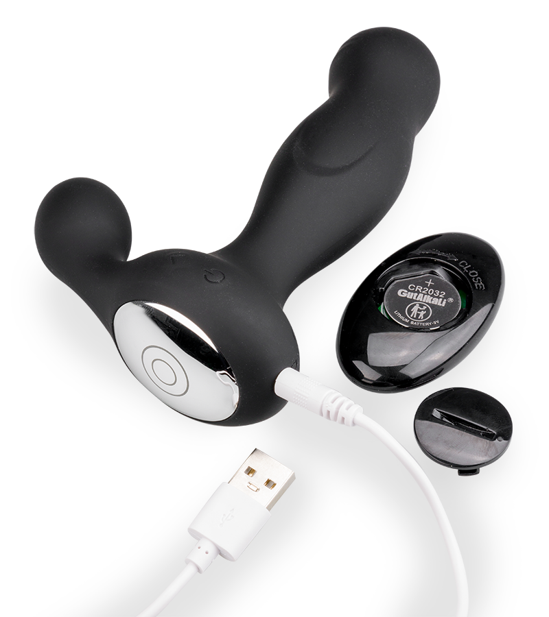 Stimulateur prostate télécommandé noir 10 modes