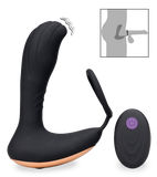 Stimulateur prostate vibrant avec anneau cockring 7 modes