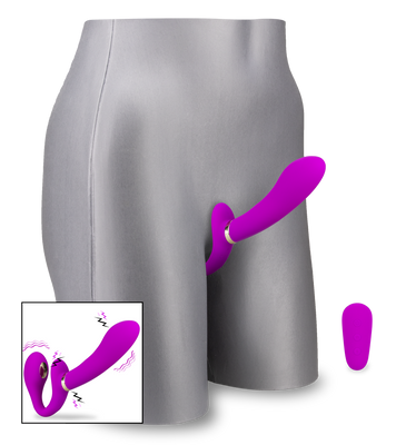 Strapon vibrant avec électrostimulation Authority