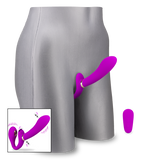 Strapon vibrant avec électrostimulation Authority