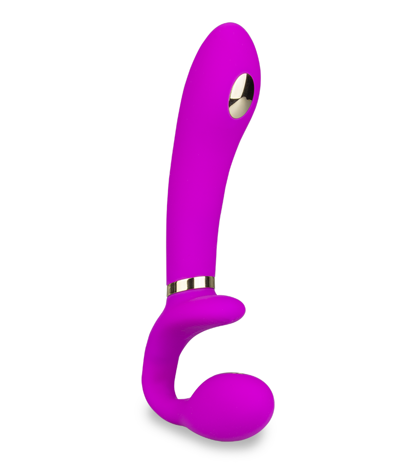 Strapon vibrant avec électrostimulation Authority