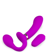 Charger l&#39;image dans la galerie, Strapon vibrant avec électrostimulation Authority