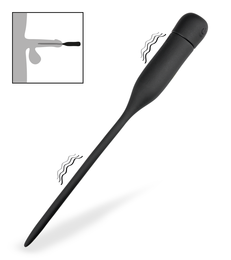 Tige d&#039;urètre vibrante 10 modes Fizz