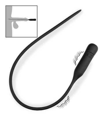 Tige d'urètre vibrante 10 modes modèle long Fizz