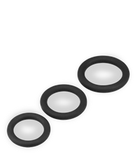 Charger l&#39;image dans la galerie, Trio de cockrings en silicone médical Zoom