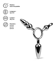 Charger l&#39;image dans la galerie, Triple plug anal Geode