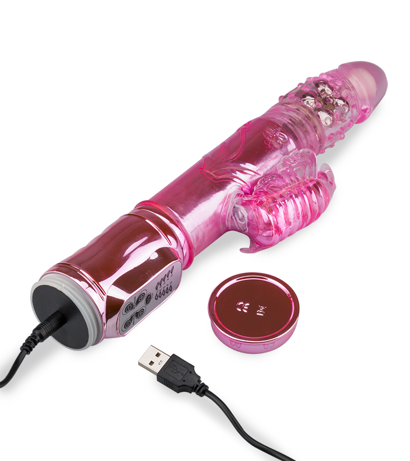 Vibro papillon XXL deluxe USB va-et-vient