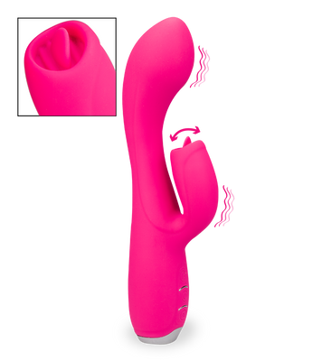 Vibro rabbit stimulateur clito langue