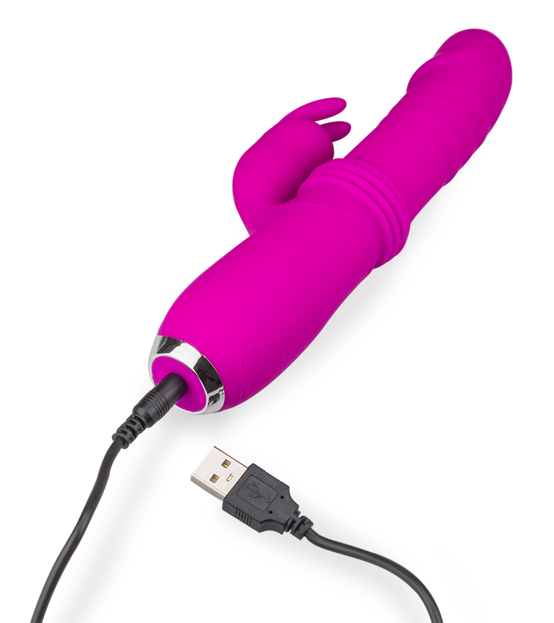 Vibro rabbit va-et-vient USB 12 vitesses