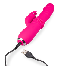 Charger l&#39;image dans la galerie, Vibro rabbit va-et-vient USB 12 vitesses