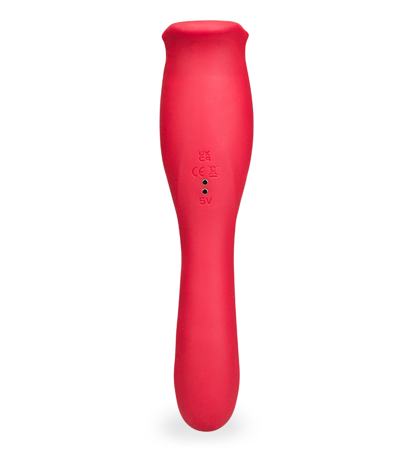 Vibromasseur 2-en-1 avec bouche et langue vibrante Sweet Kiss