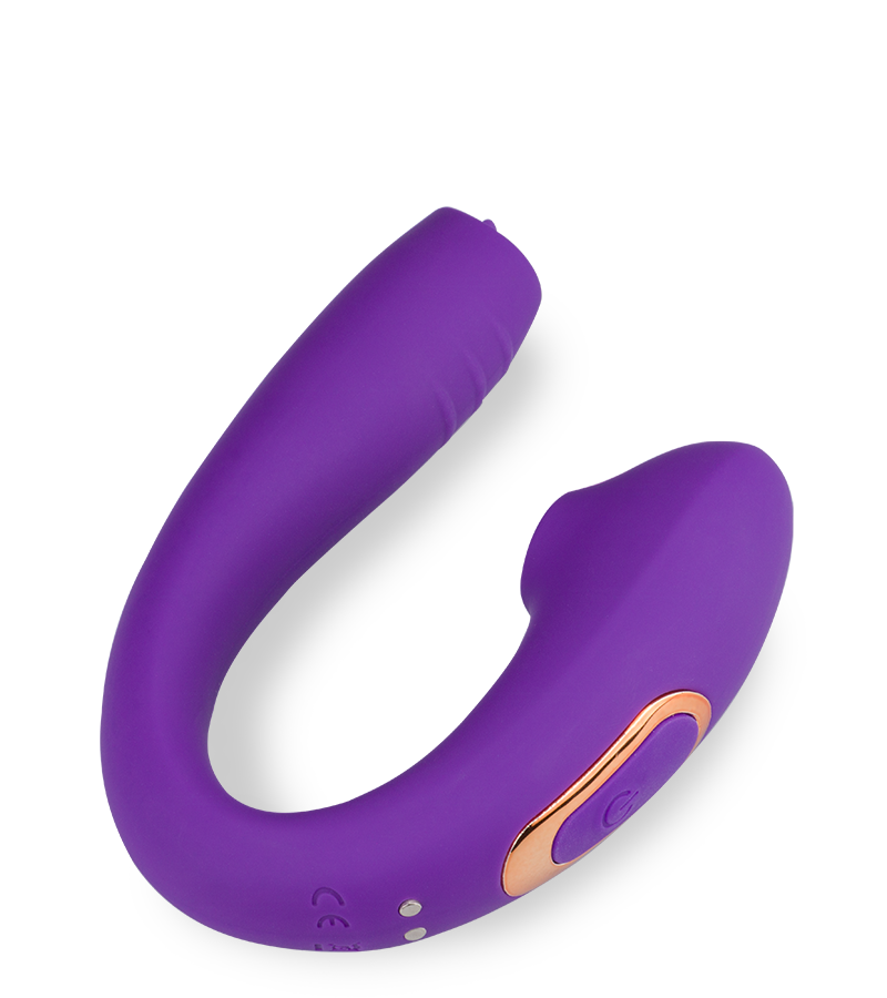 Vibromasseur de couple et stimulateur sans contact Ades